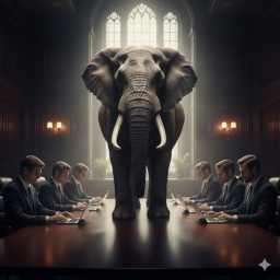 فيل في الغرفة