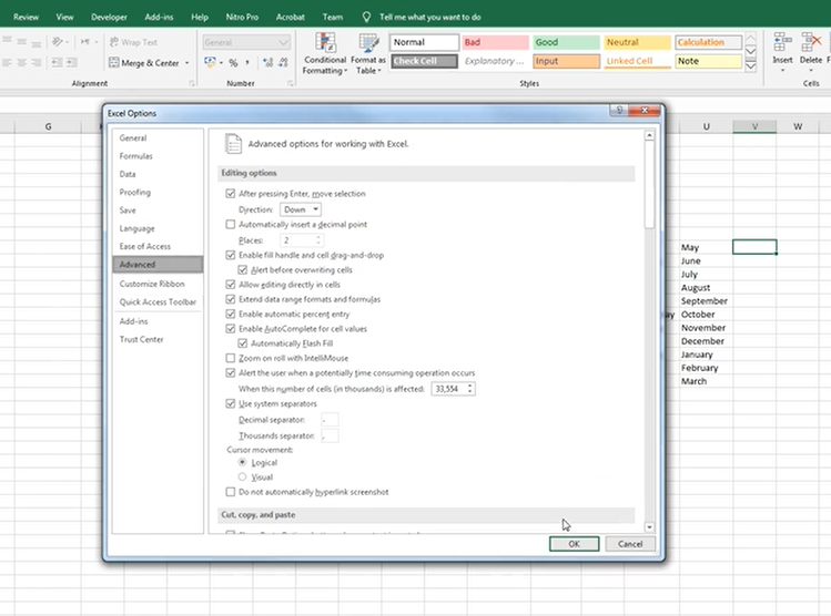 كيف أنشأ قائمة مخصصة (Custom List) في Excel - السؤال #31