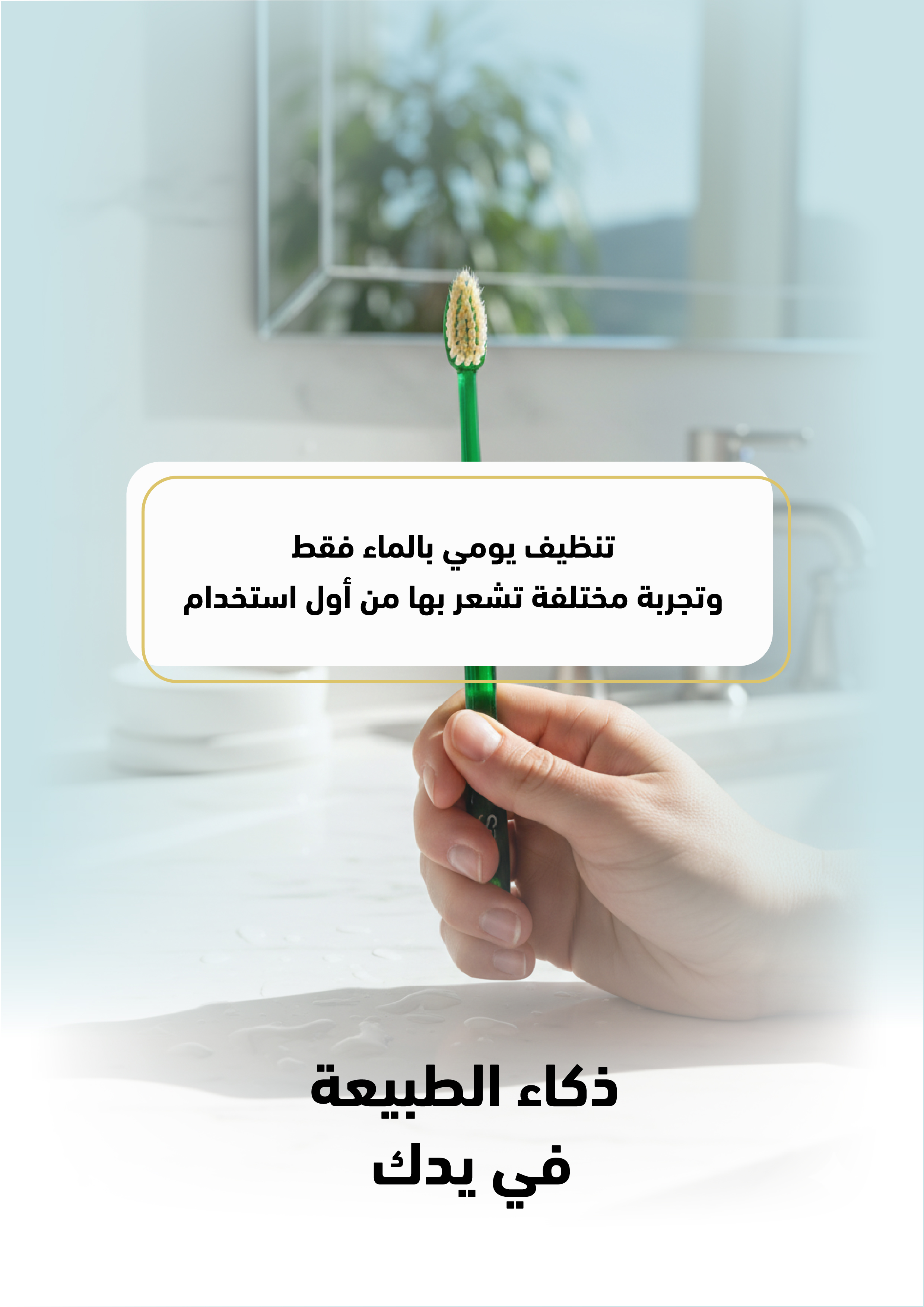 صورة الفرشاة الكلاسيكية في يد